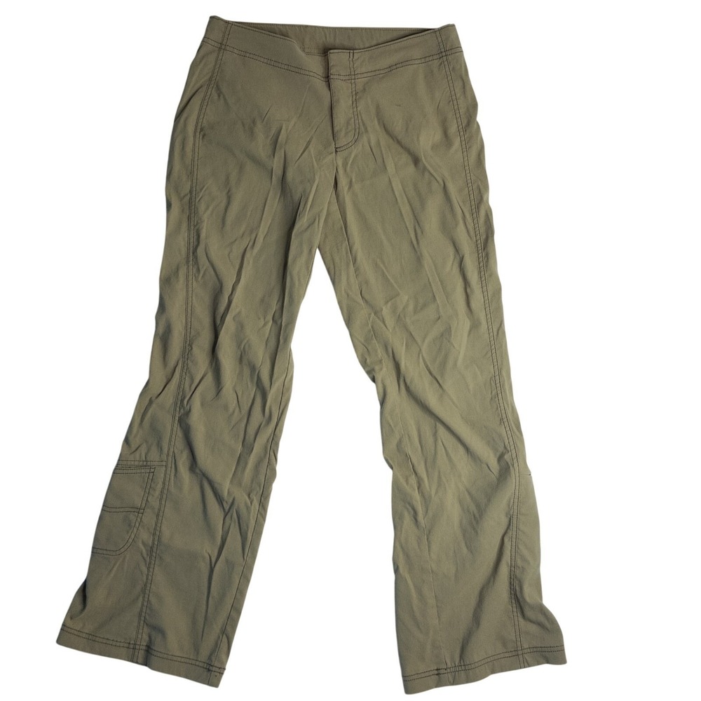 Athleta Low Rise Dipper Pants Tan Brown Womens 6 Hiking Camping Pockets